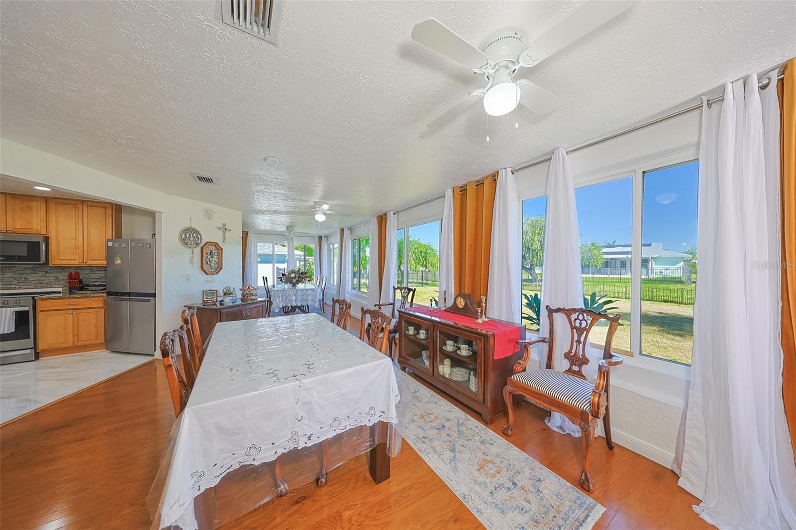 Light & Bright Dining Room/Family Room