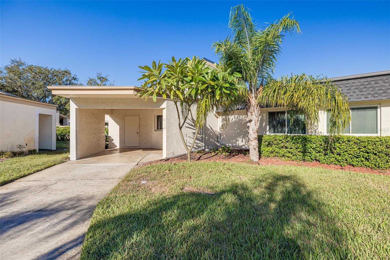 3 bedrooms, two bathrooms, enclosed lanai, fenced outdoor space, and inside laundry!!
