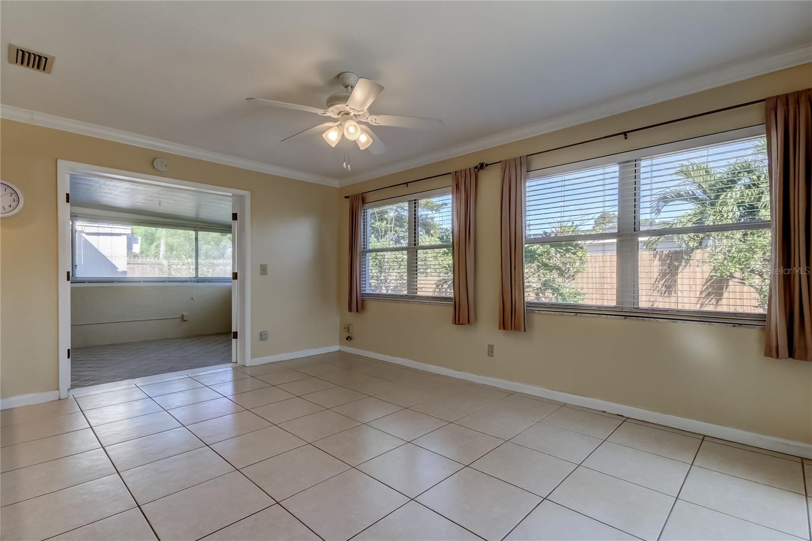 Family Room leading to Bonus Room
