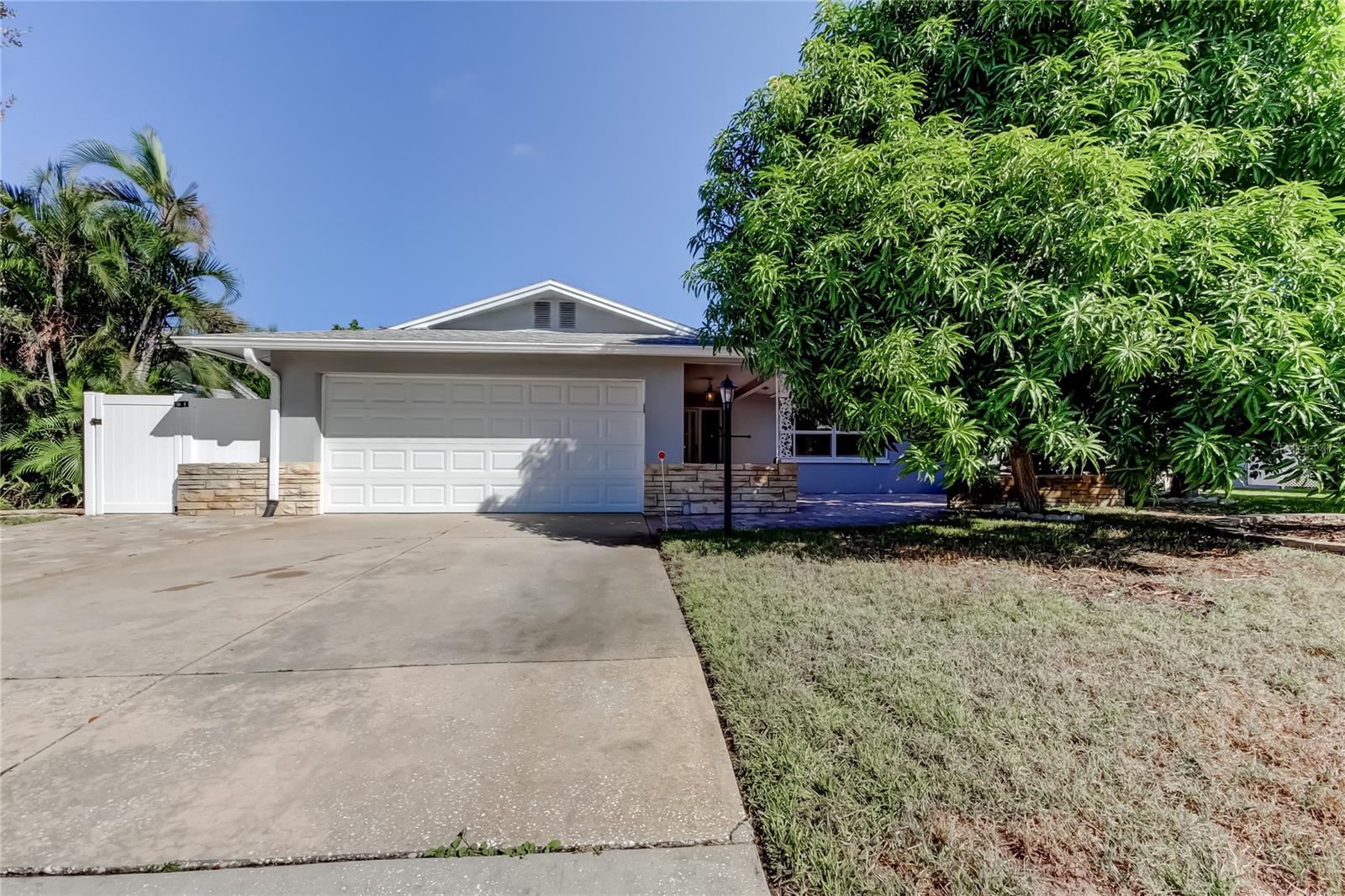 Large driveway