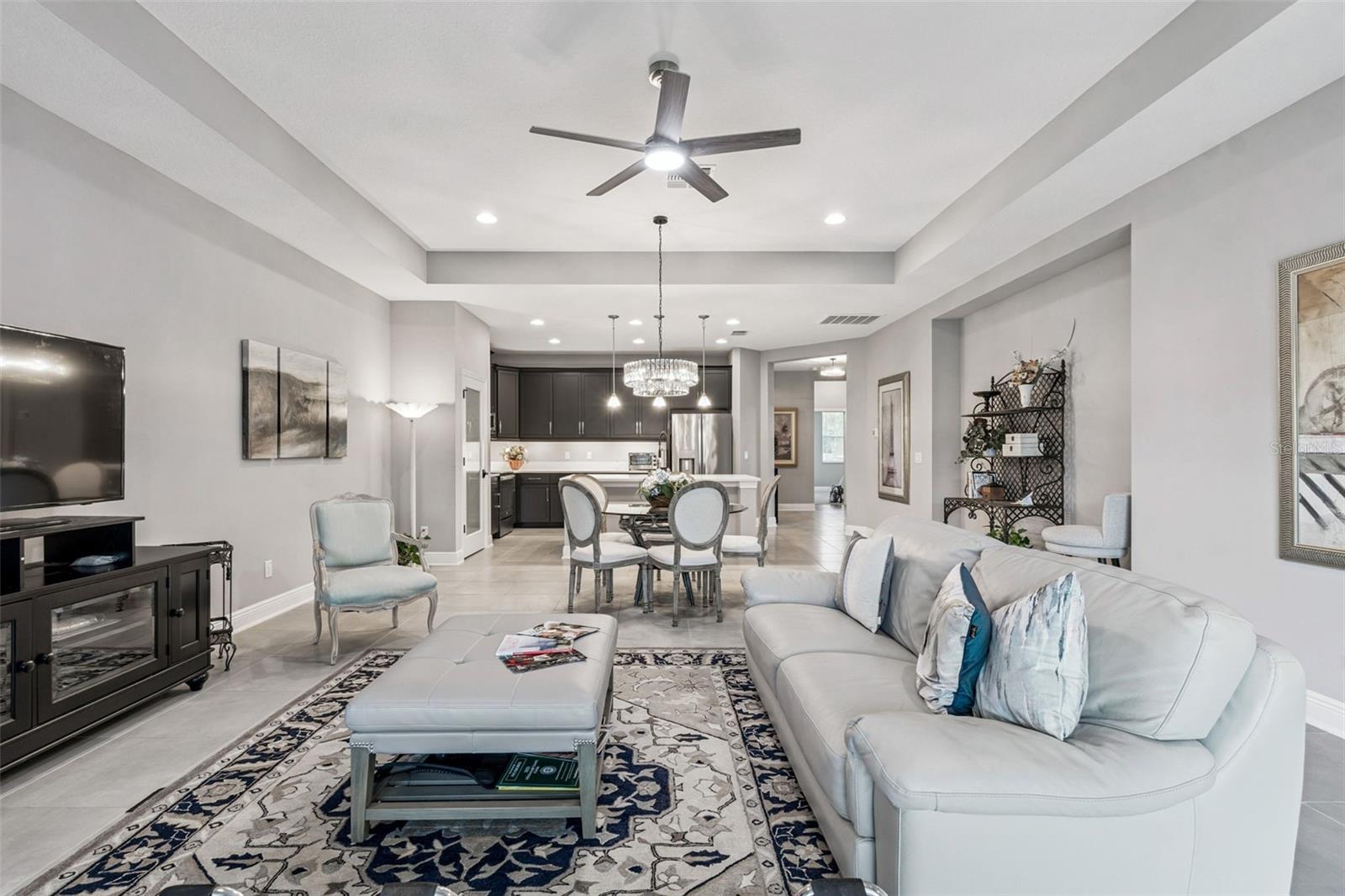 Living Room | tray ceiling