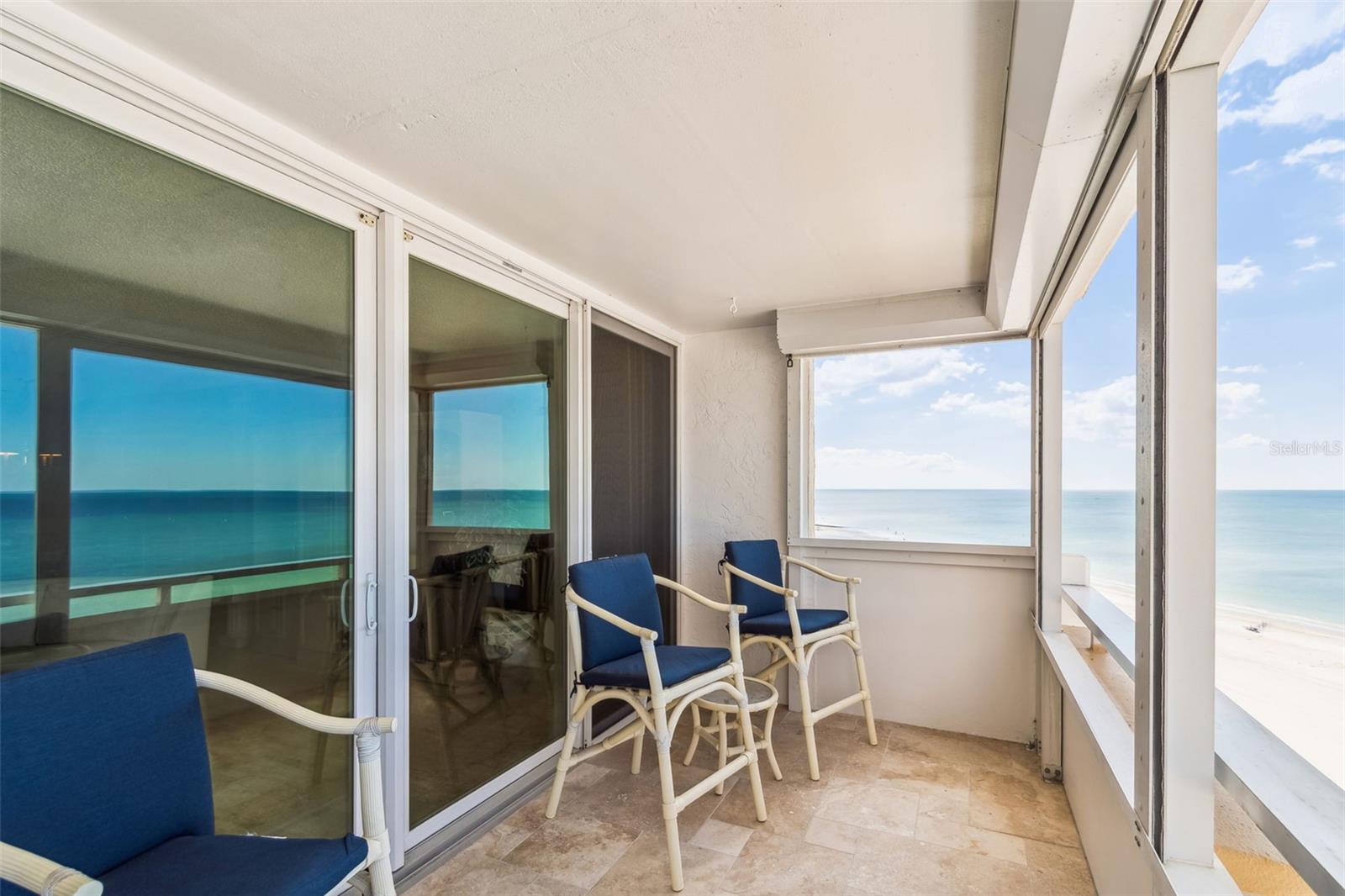 Space for balcony furniture