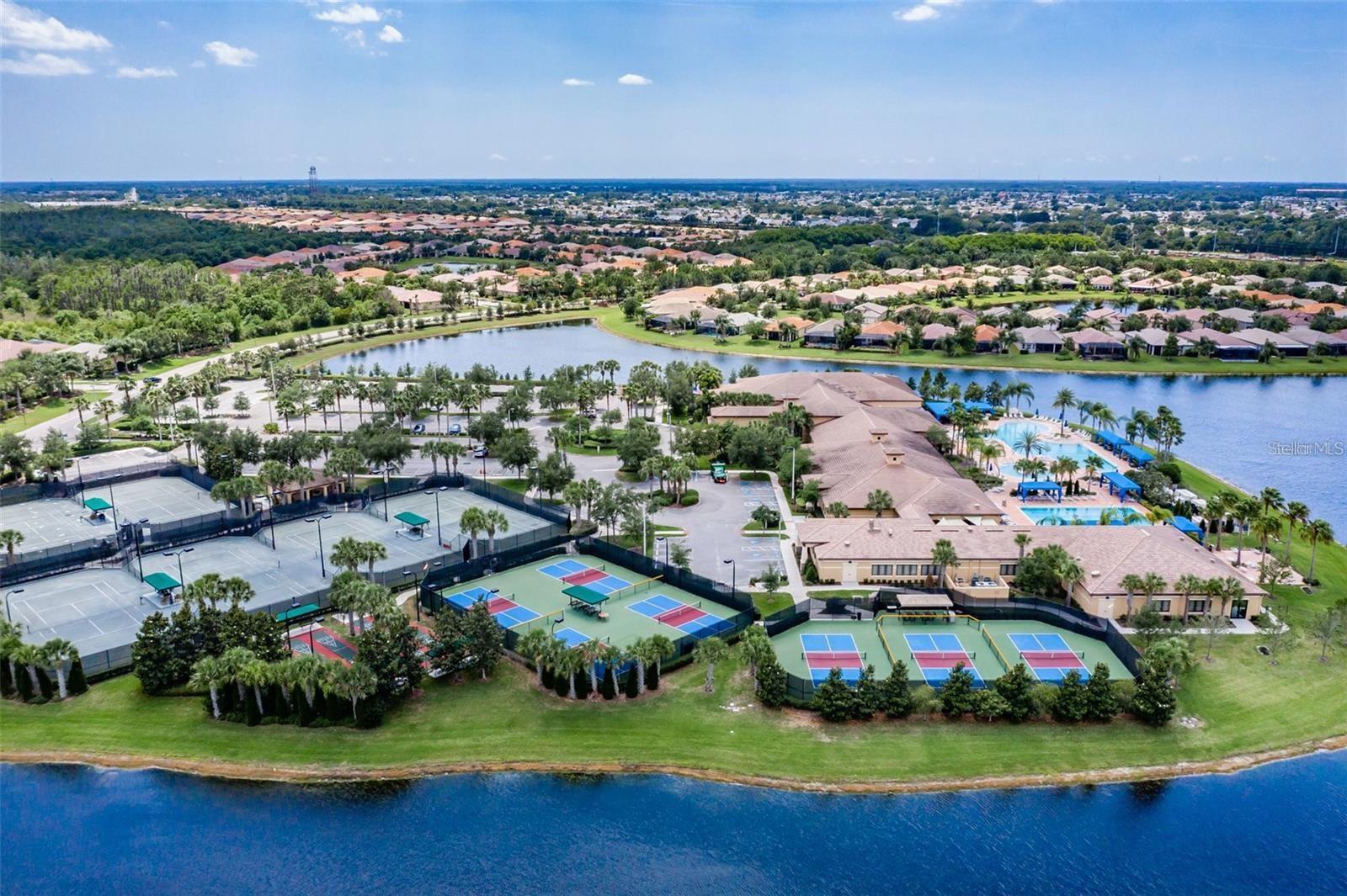 Overview of Tennis and Pickleball courts