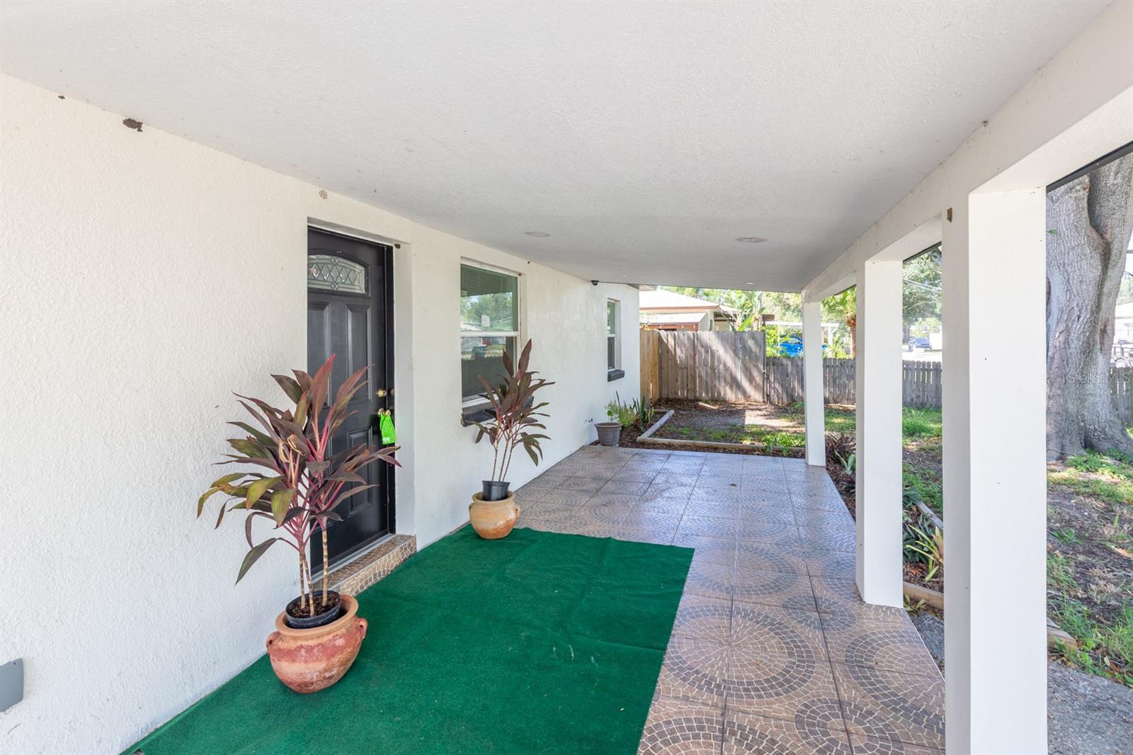 Front Entrance - Covered Patio.