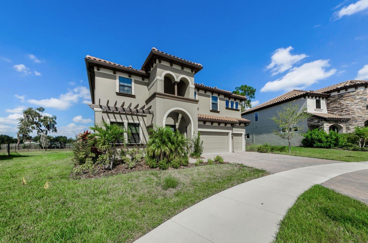 On a Cul de sac within a gated community
