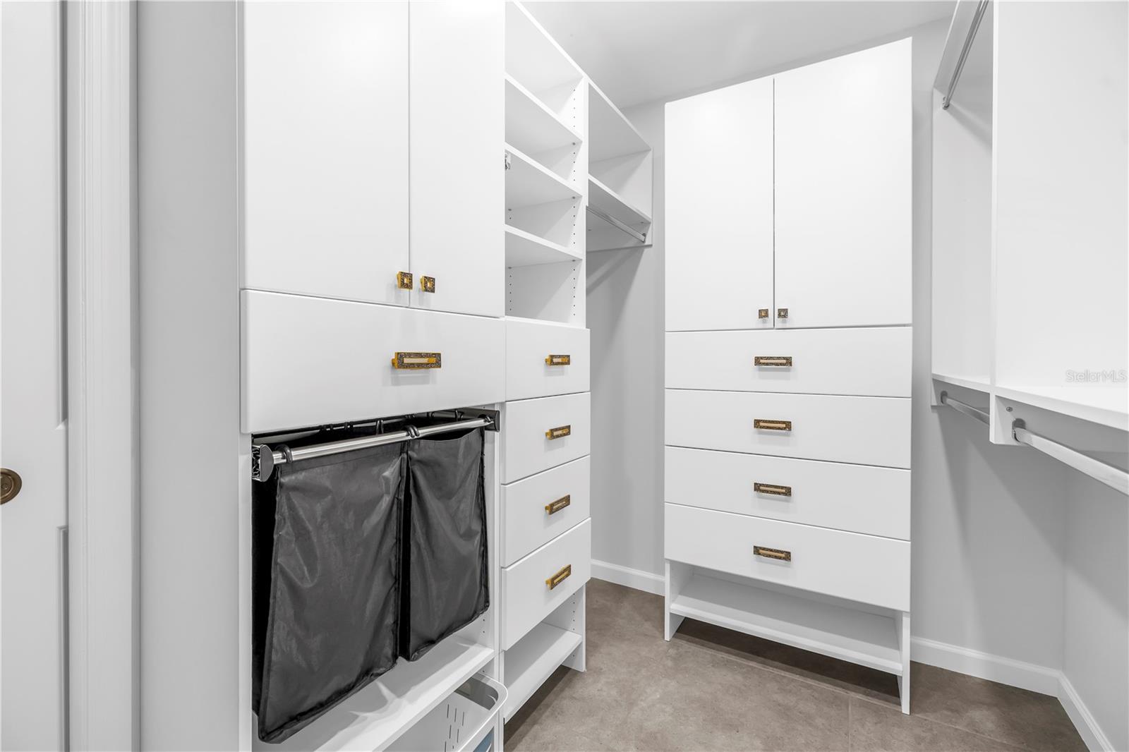 Primary walk-in closet