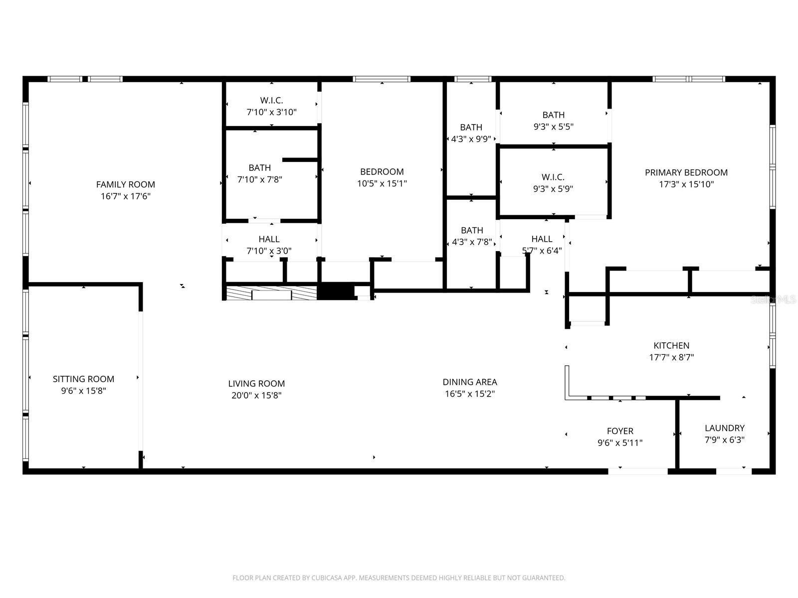 Floor plan of Unit 712