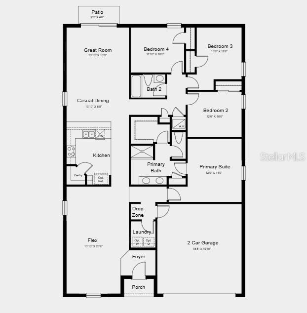 Additional Highlights Include: All appliances included, washer and dryer, and whole house blinds.