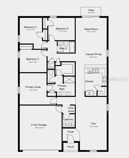 Additional Highlights Include: Whole house blinds, all appliances included.
