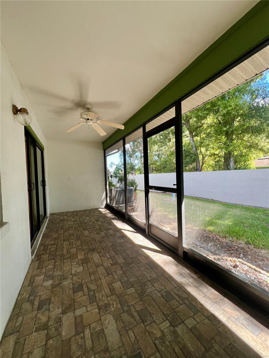 Back Screened patio
