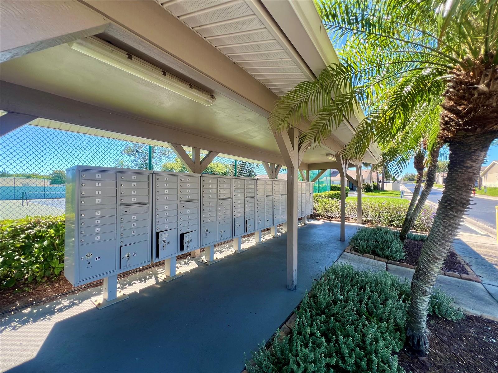 Covered mail access