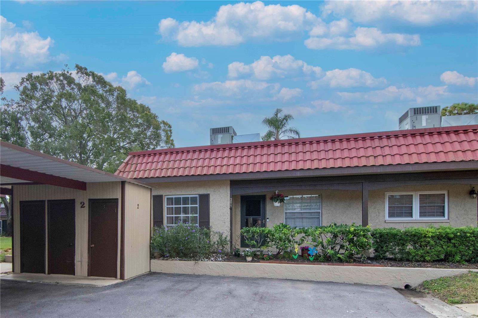 Exterior Storage Unit plus Covered Parking