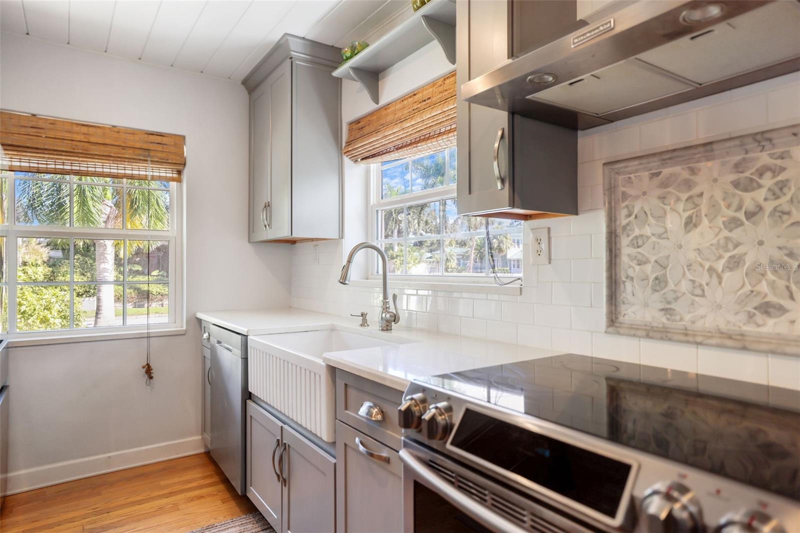 Light and bright, crisp and clean updated kitchen