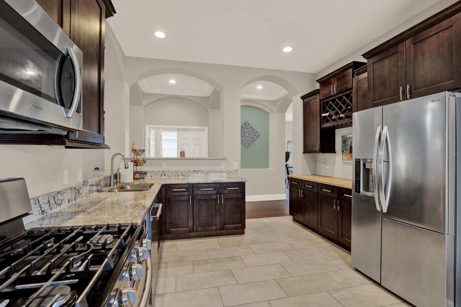 All Stainless Steal Appliances.