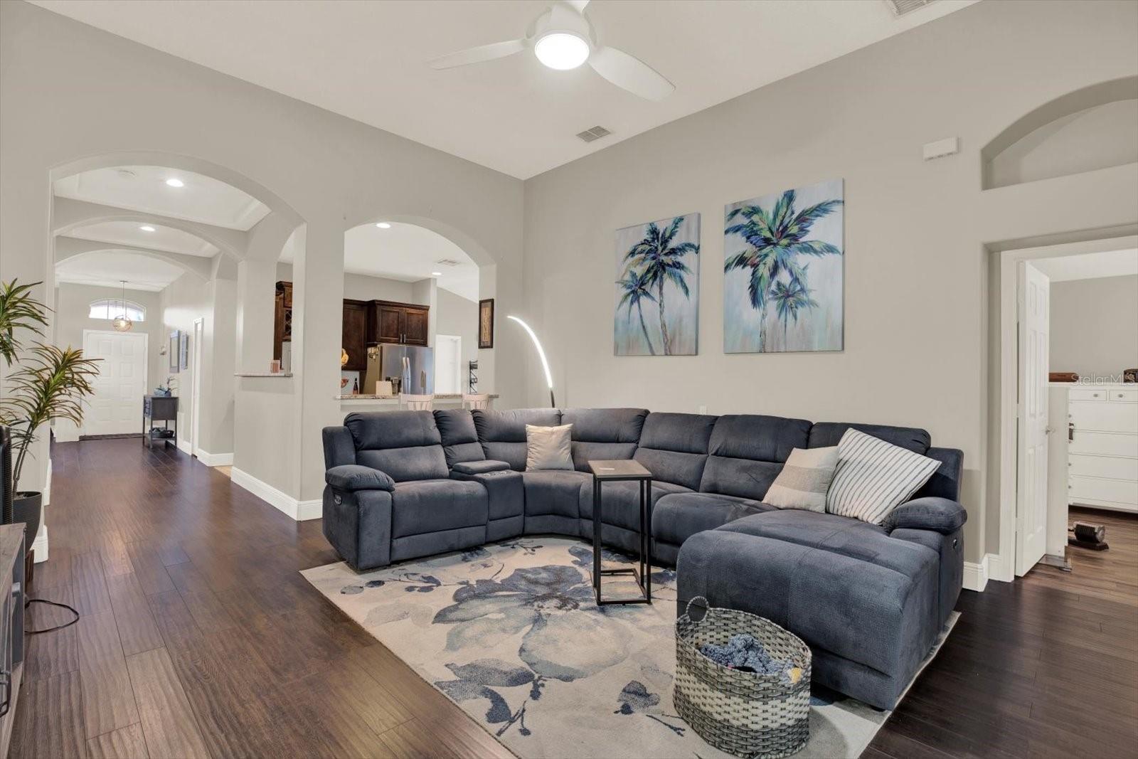 Updated Ceiling Fans and Lighting