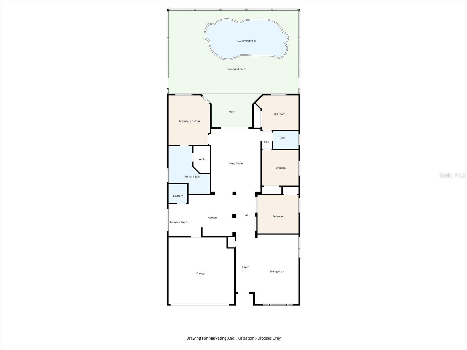 Floorplan 1970 Heated Sq Ft