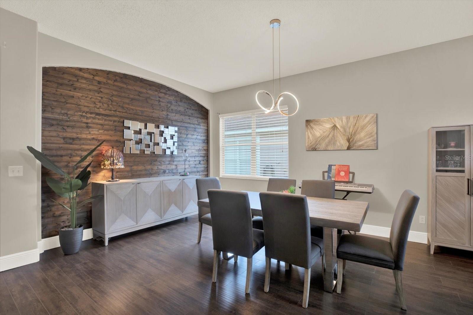Beautiful Custom Wood Feature Wall