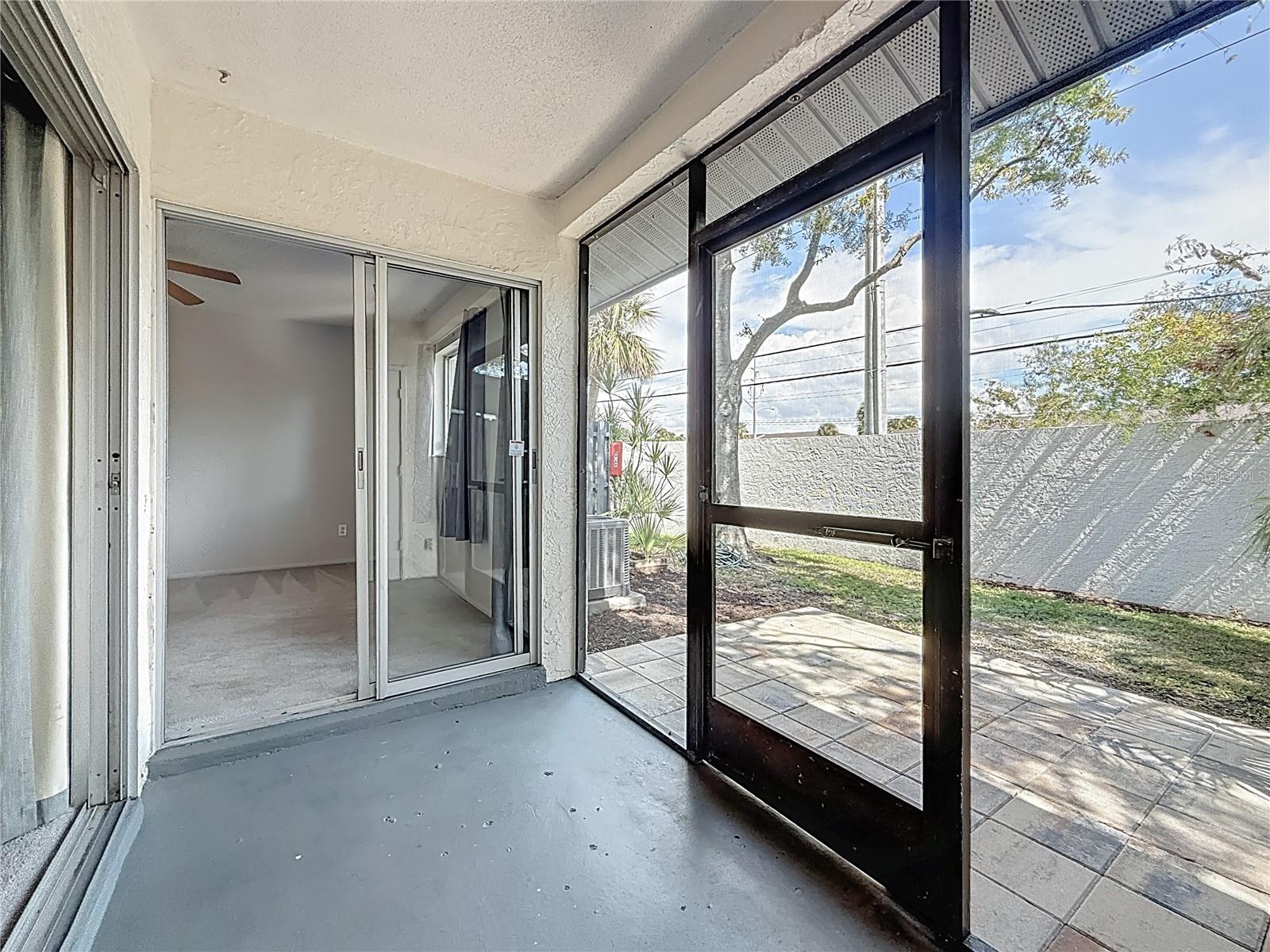 Sliding Doors from Primary Suite