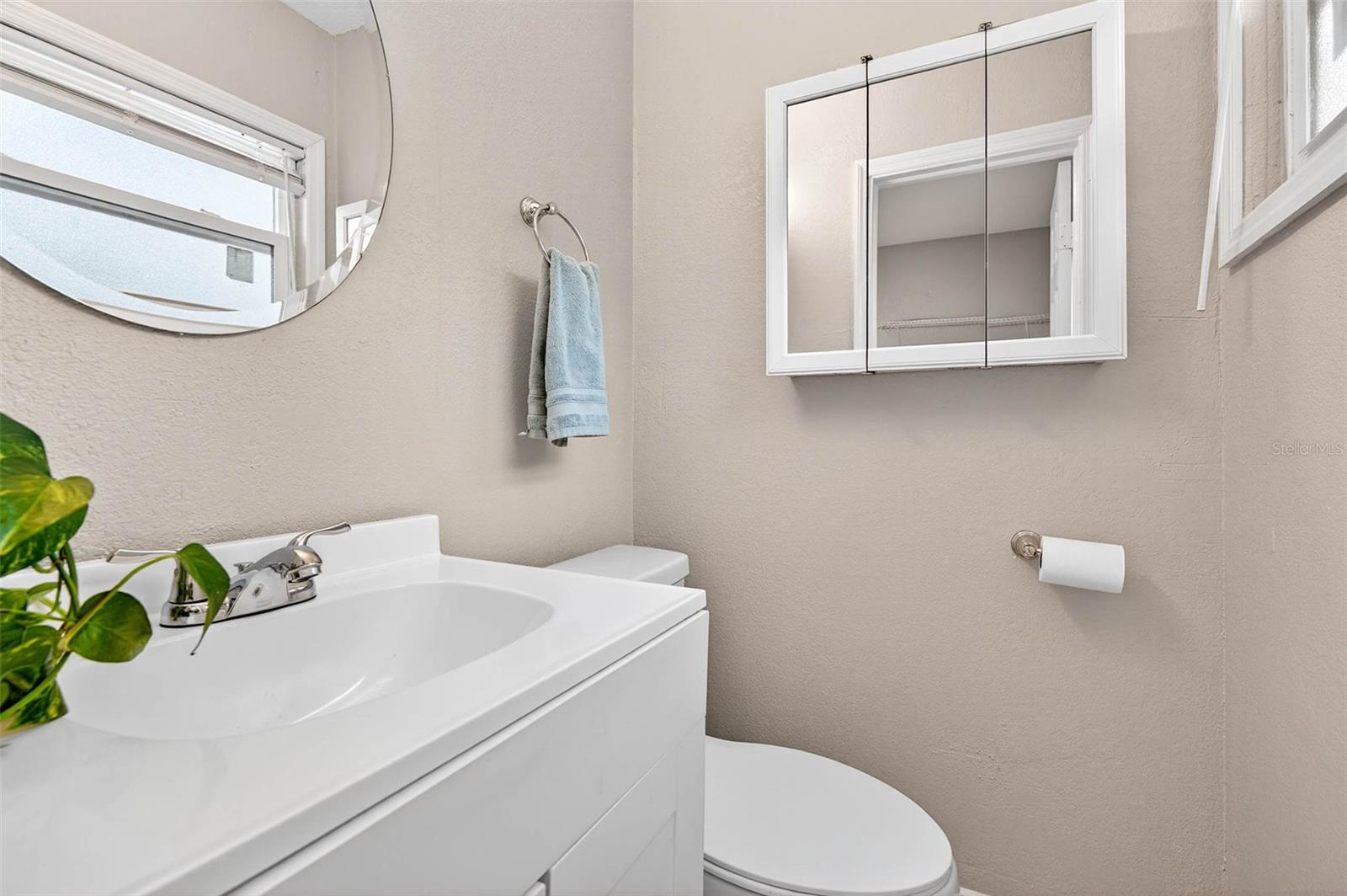 Half Bath in Laundry Room