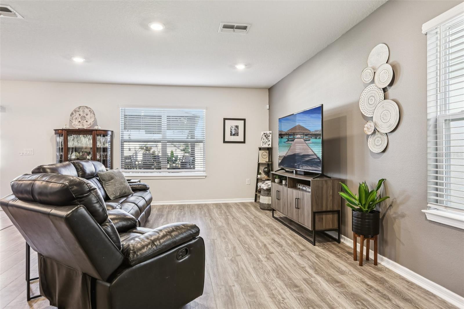 Large Great Room with Backyard Views