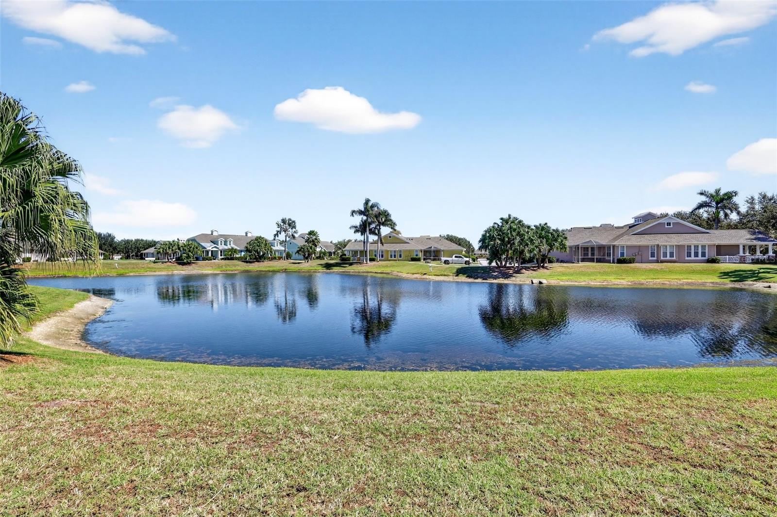 View of Pond from Back Patio