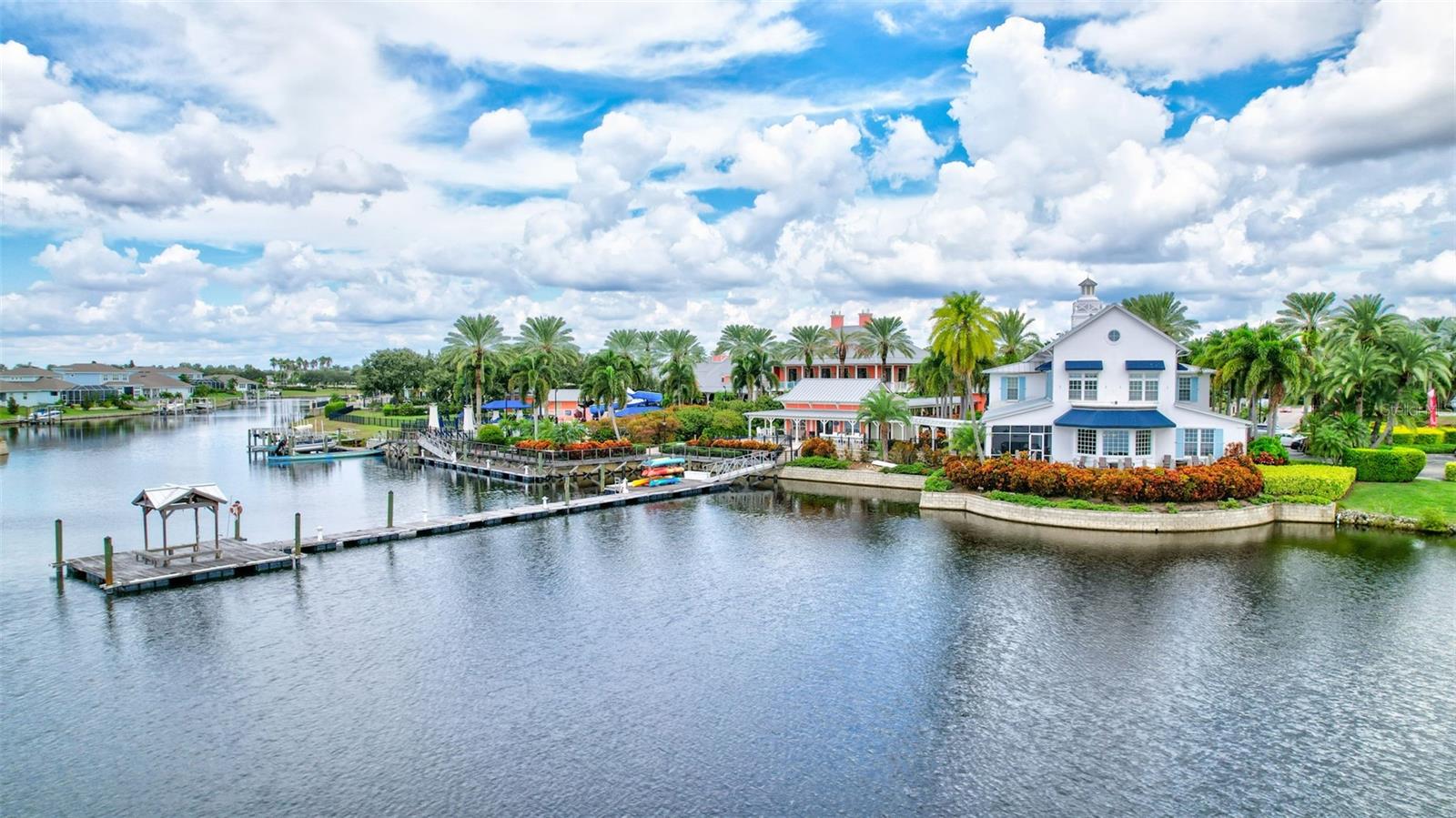 View of the Lagoon and Clubhouse in Mirabay