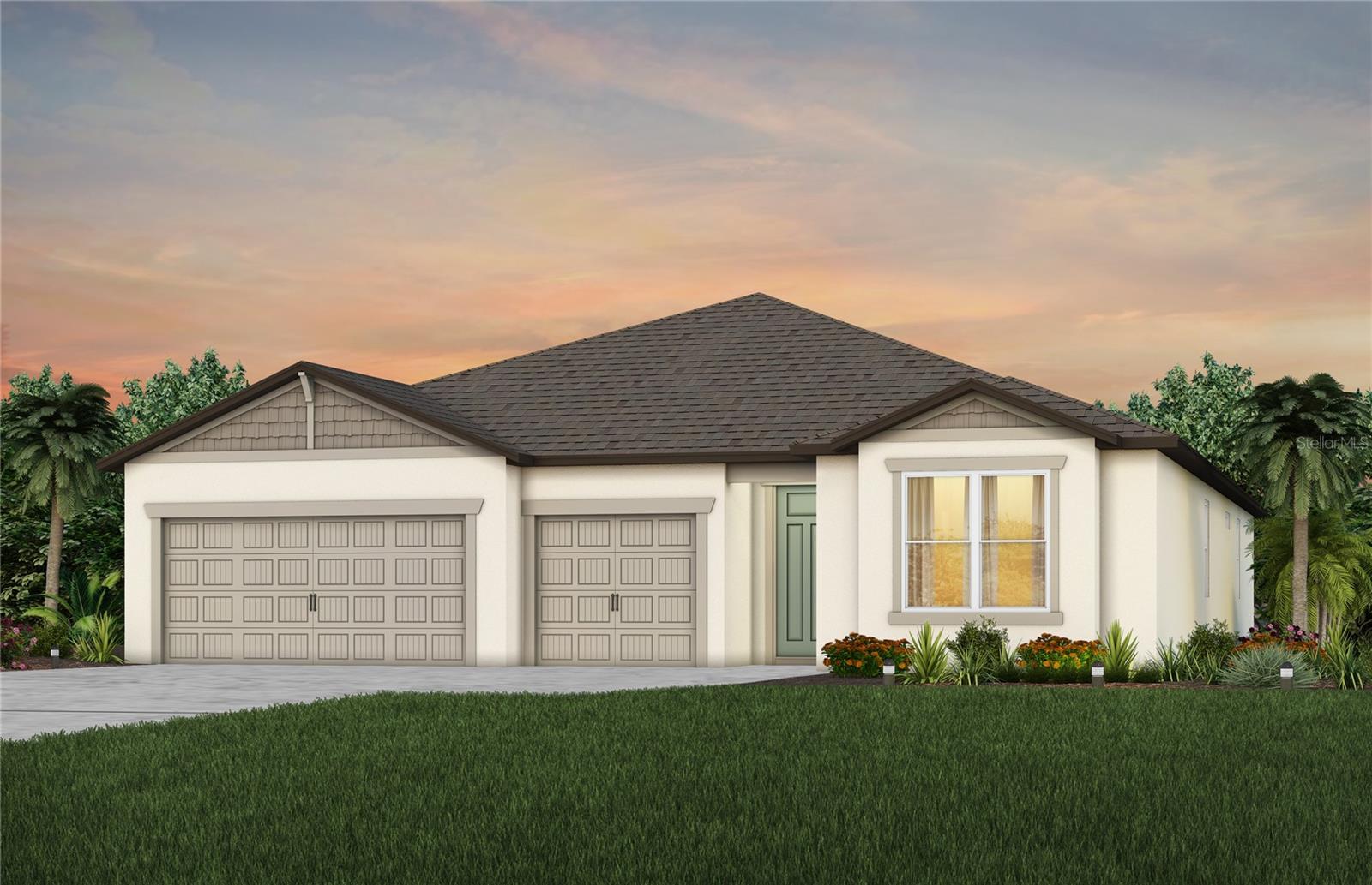 Exterior Rendering, Elevation C2