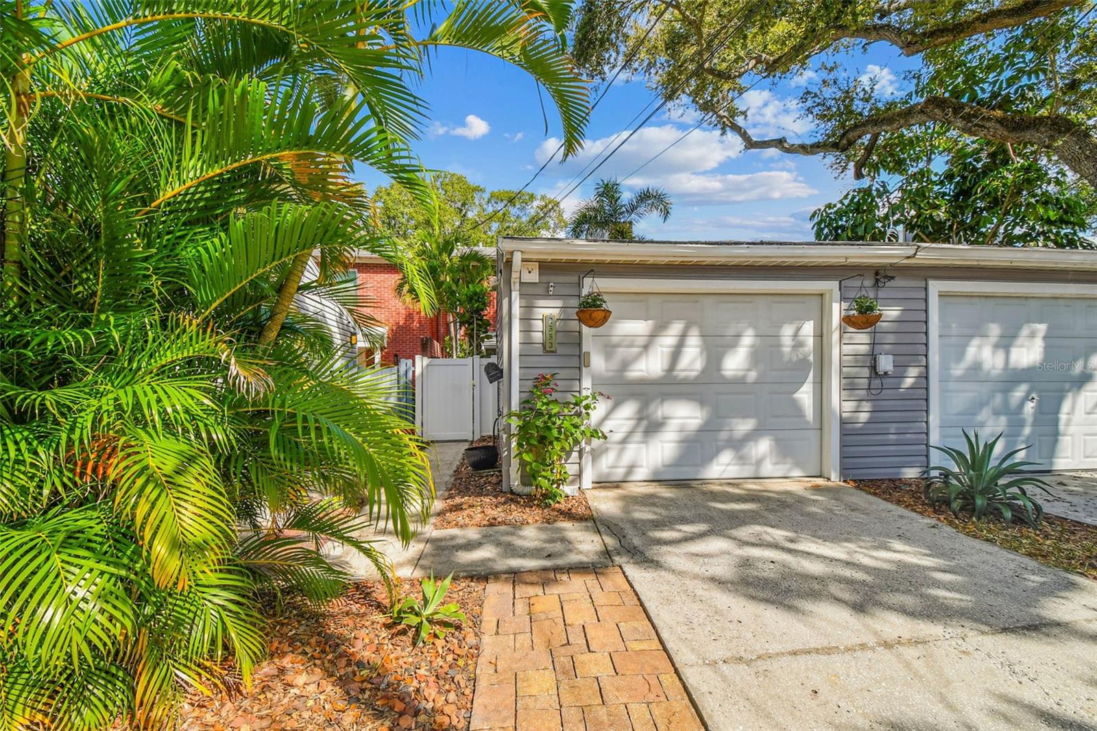 Front of Garage
