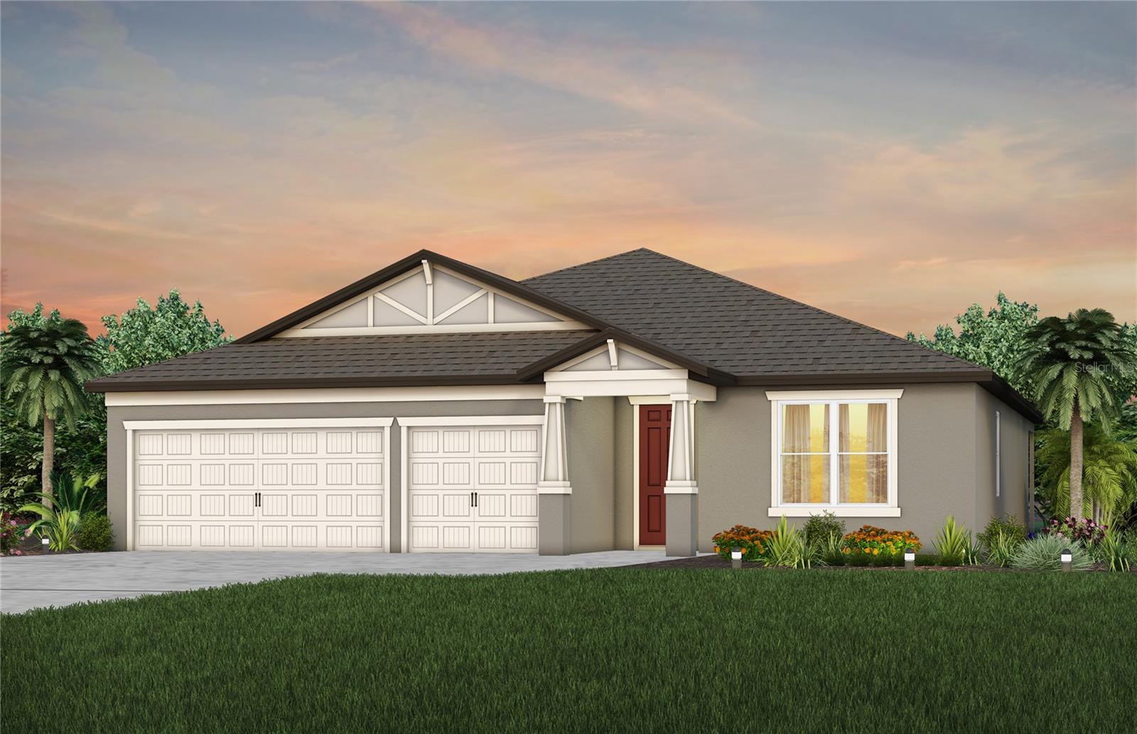 Exterior Rendering, Elevation C2