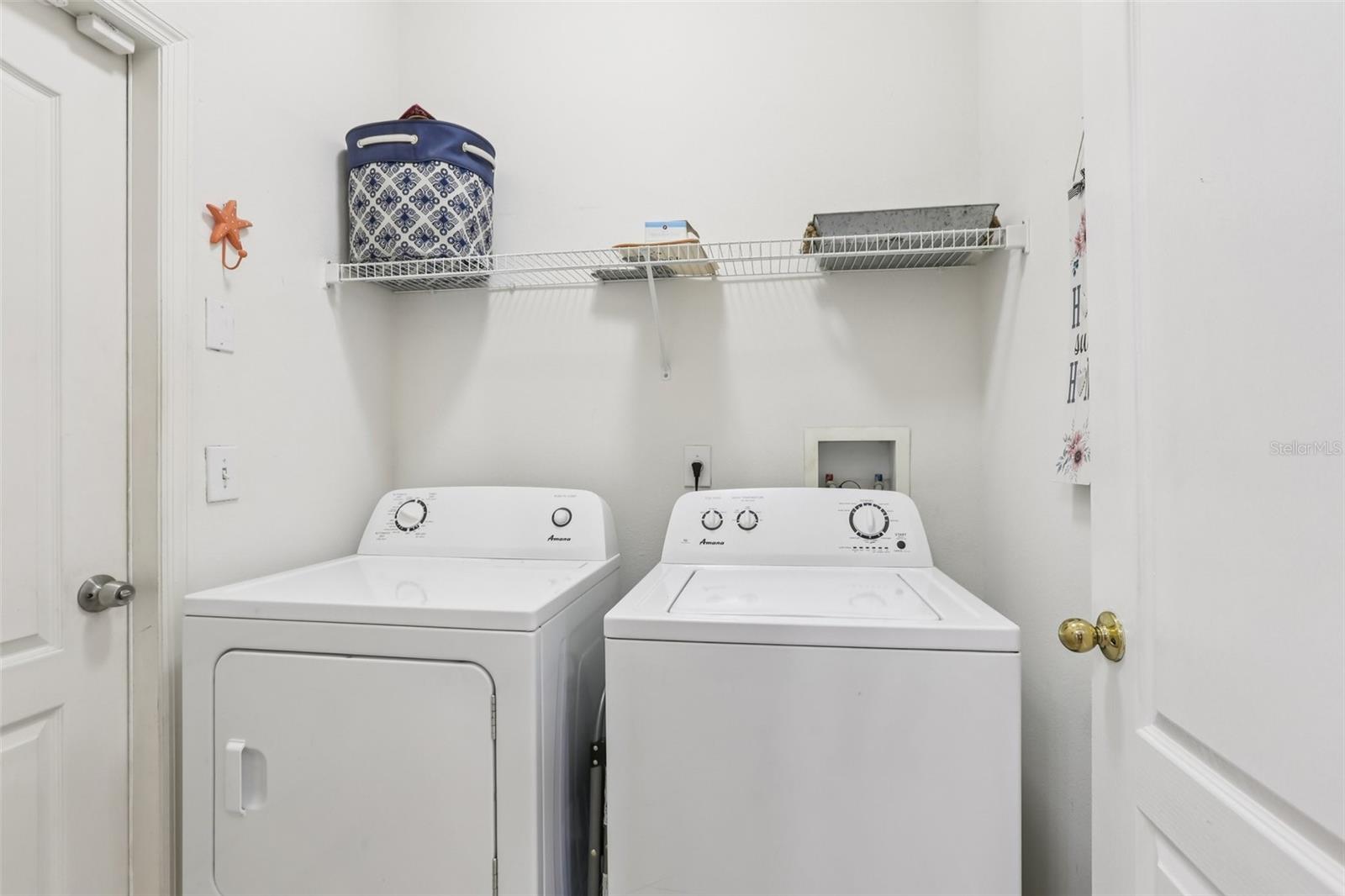 Inside Laundry off Gargage