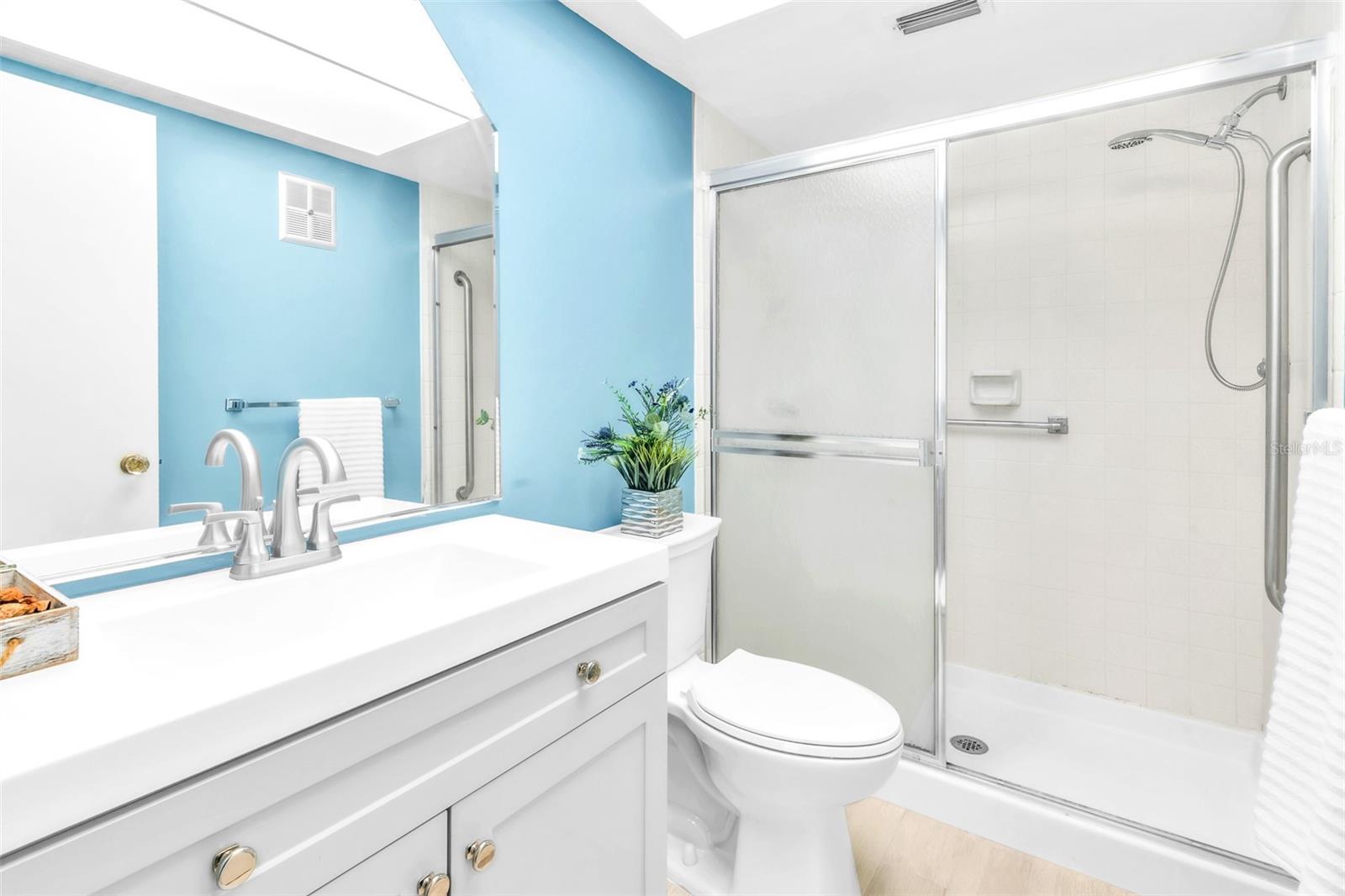 Ensuite Bathroom, new vanity and toilet