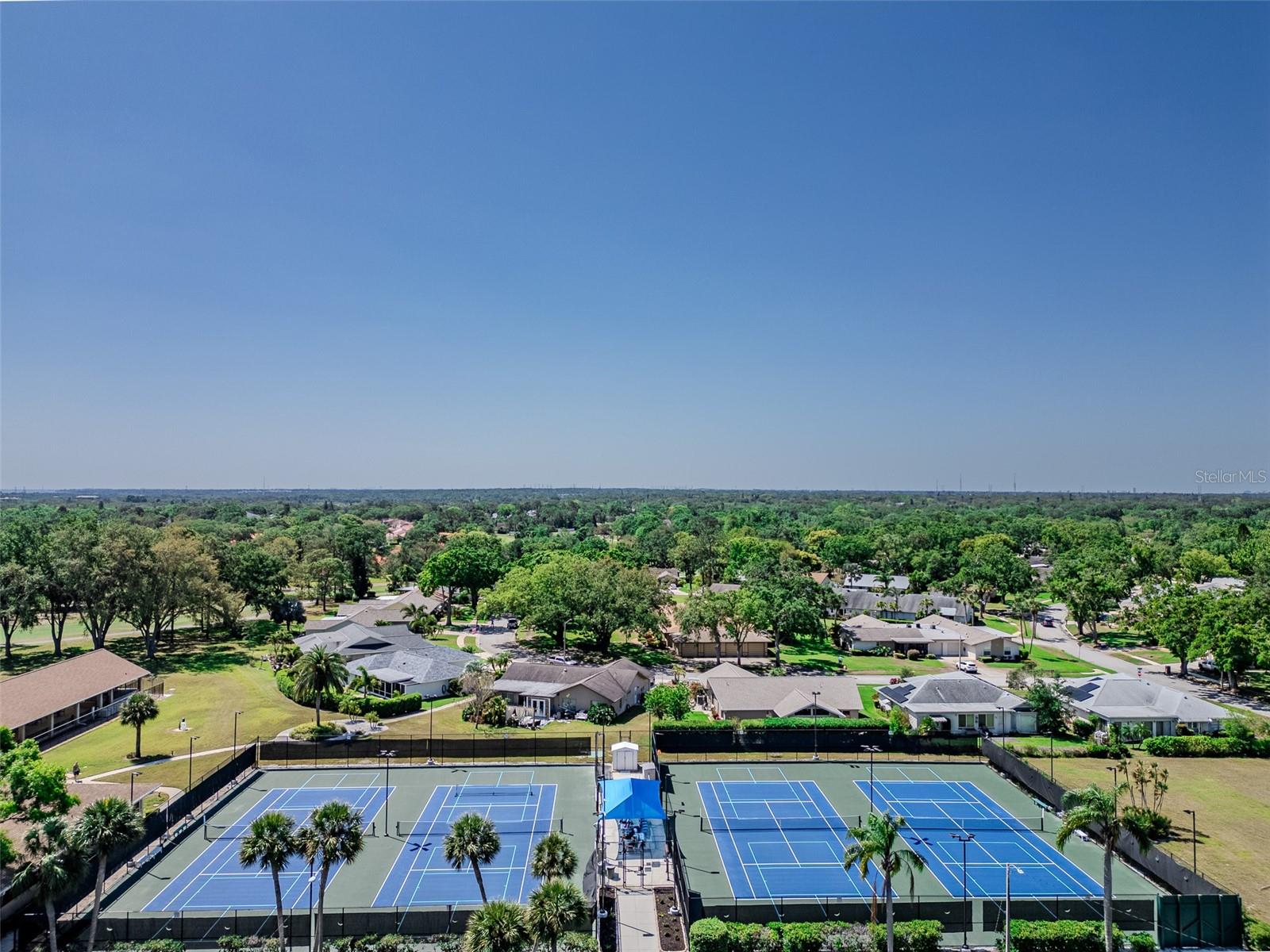 Lighted Tennis Courts