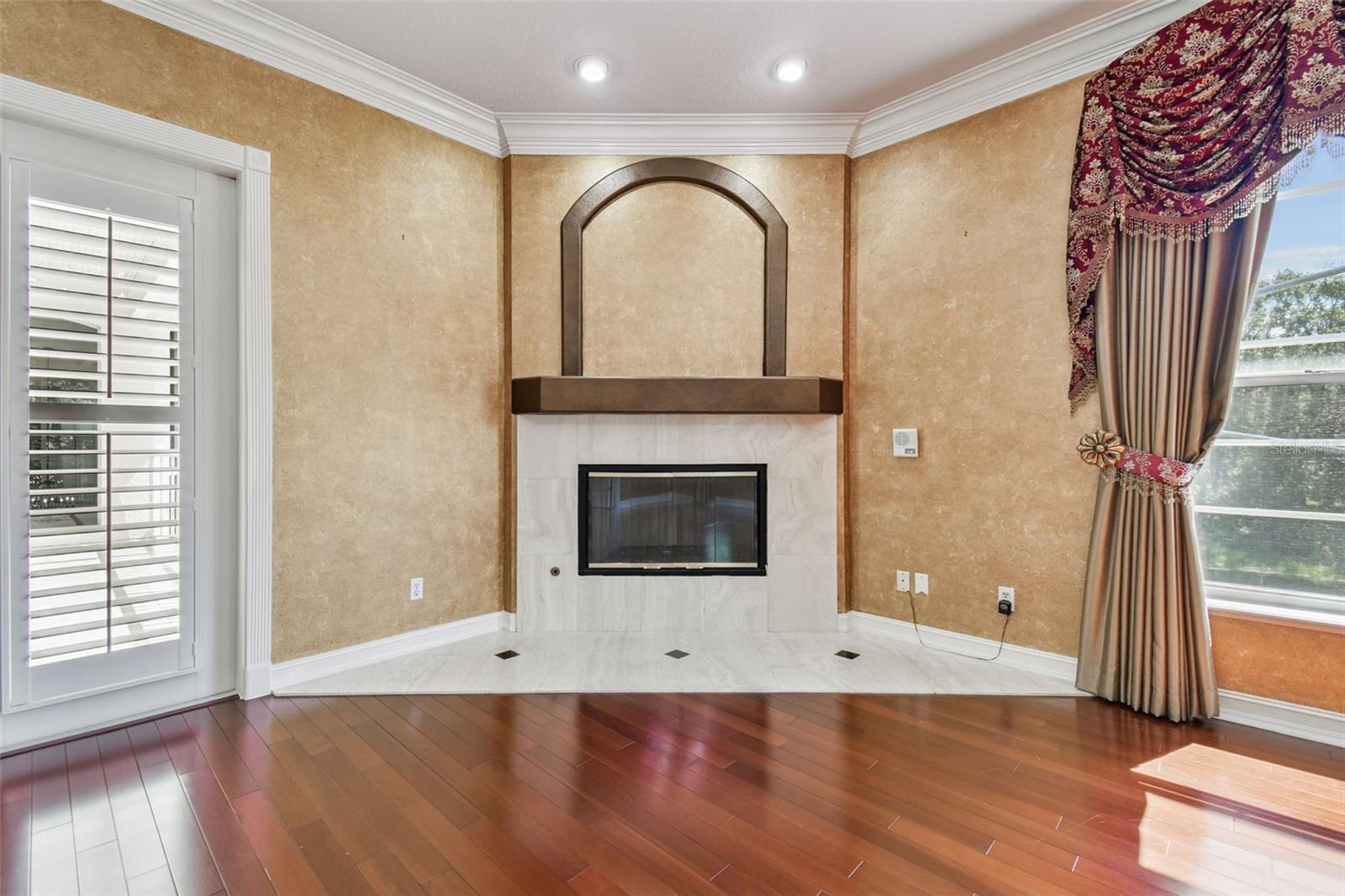 Master Bedroom Fireplace
