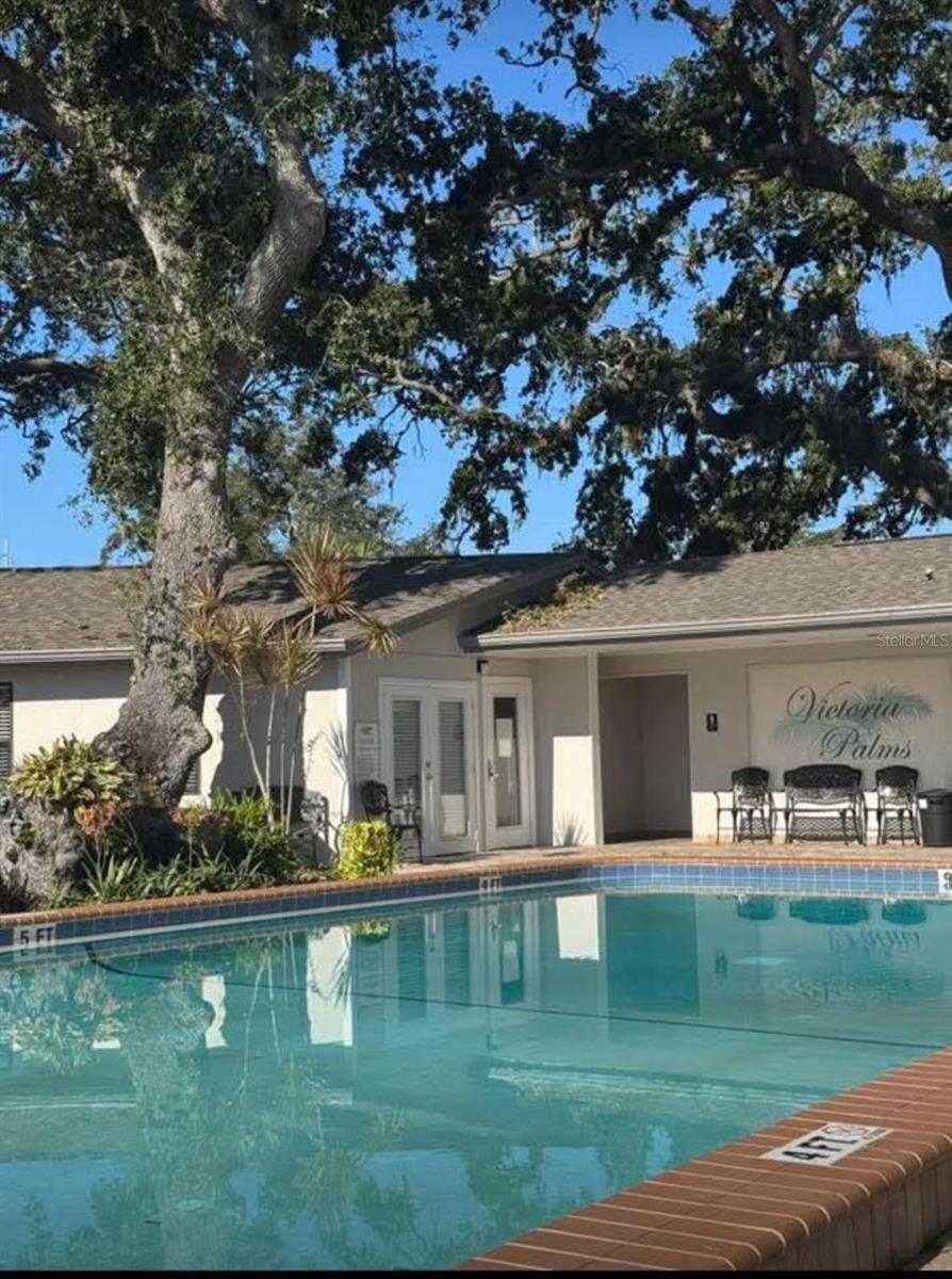 Community pool and clubhouse