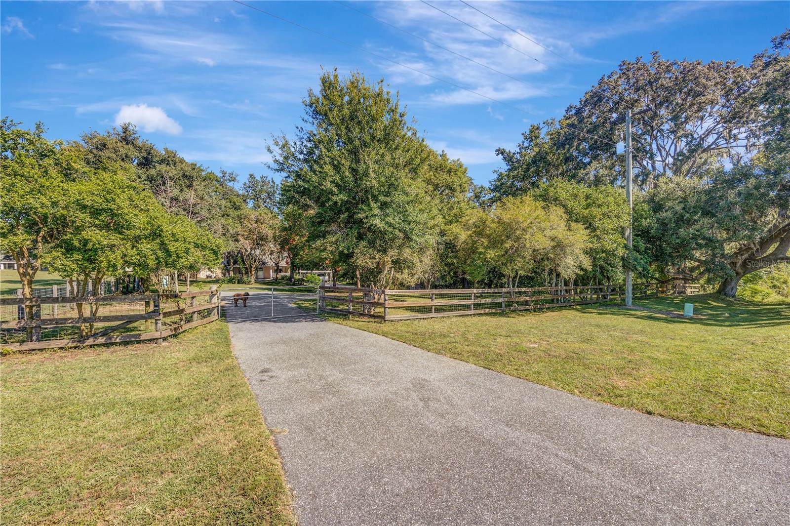 paved driveway