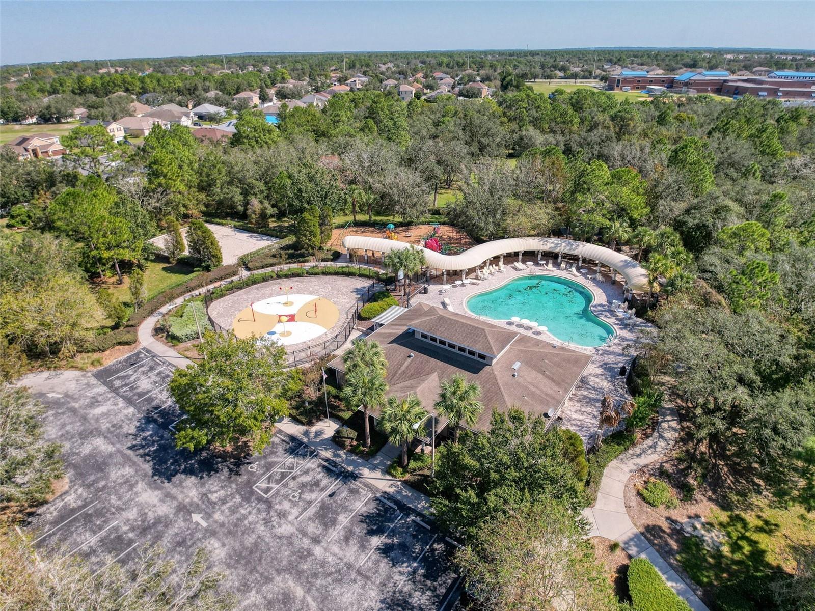 Aerial View of Community Facilities