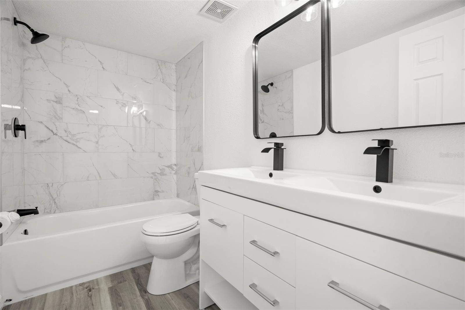Bathroom 2 with double vanity