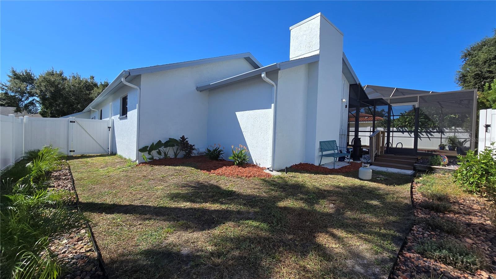 Rear side yard
