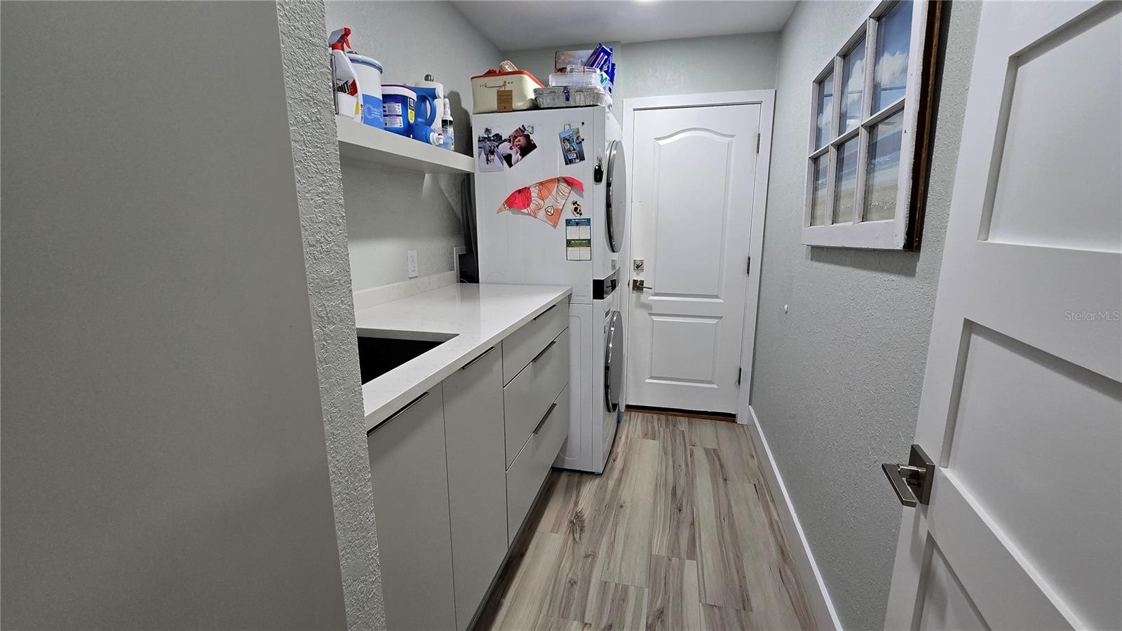 Inside Laundry room