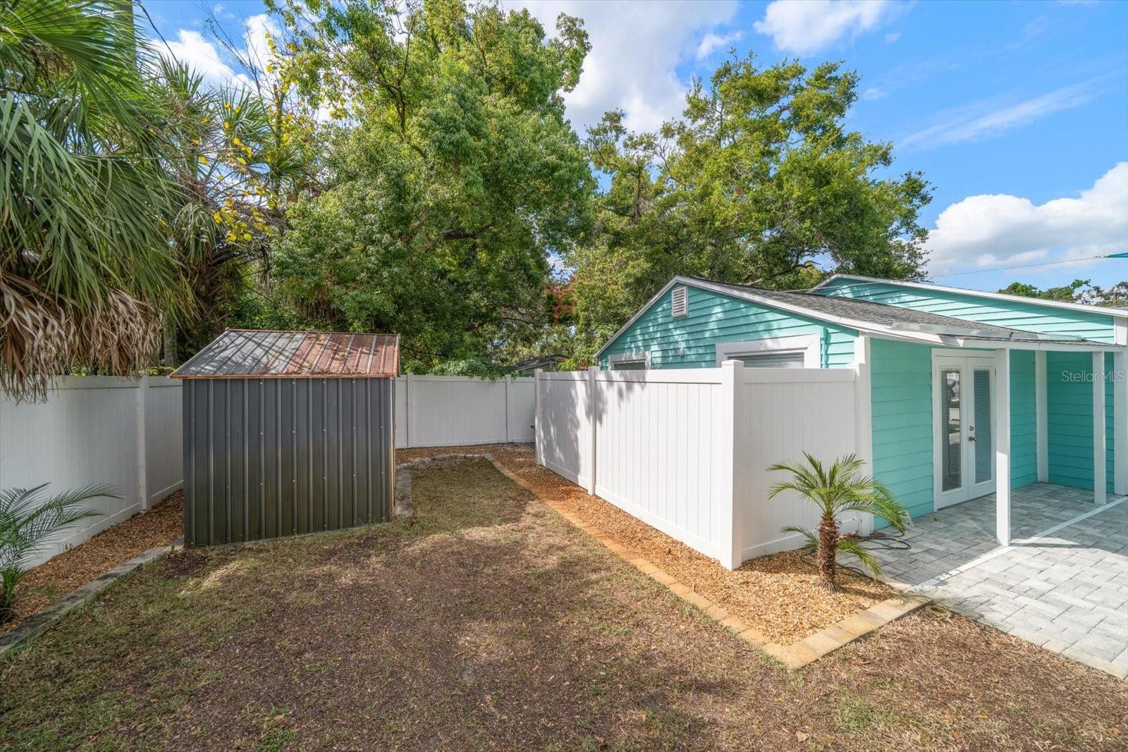 Separate shed for yard supplies