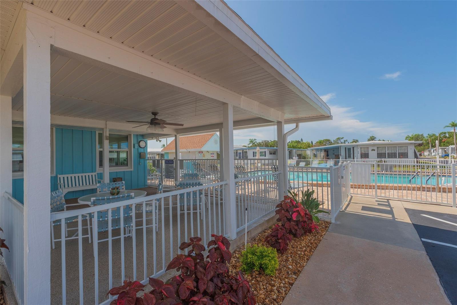 Westwind I covered porch.