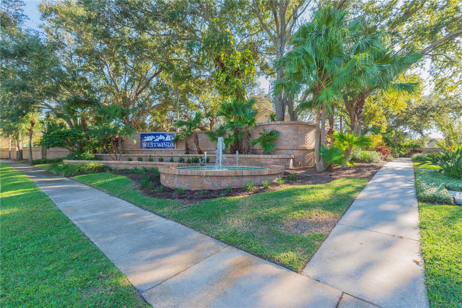 Entrance to Westwinds.