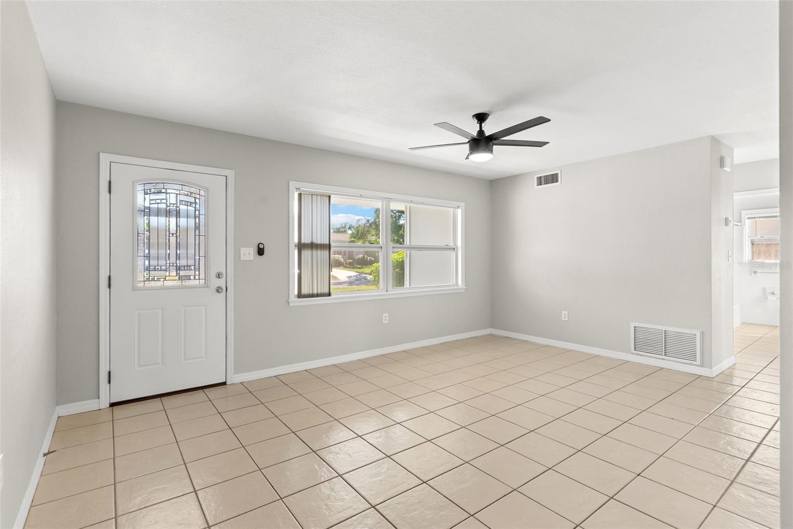 Entry and Living Room