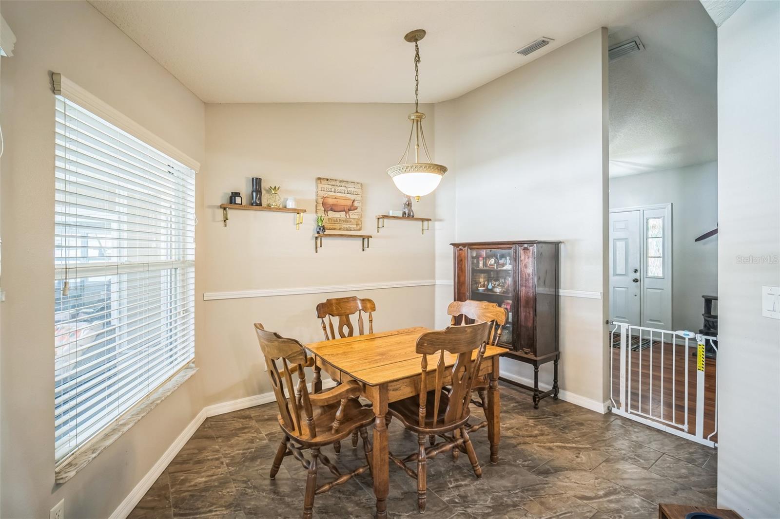 Dining space off of front room