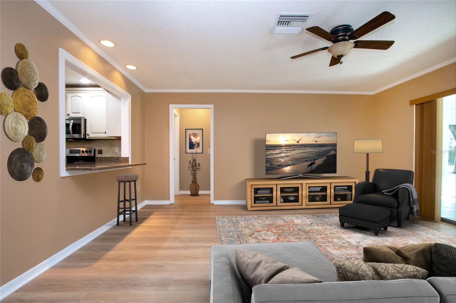 STAGED FAMILY ROOM