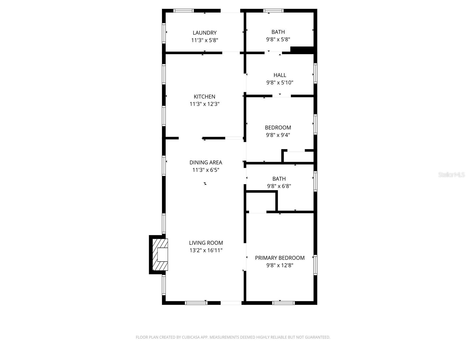 Dimensions are estimated.