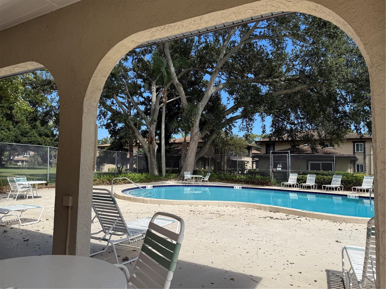 Eastwood Shores community pool and cabana