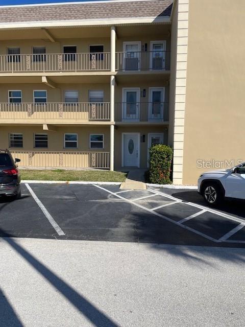 Front of Condo & Assigned Parking Space