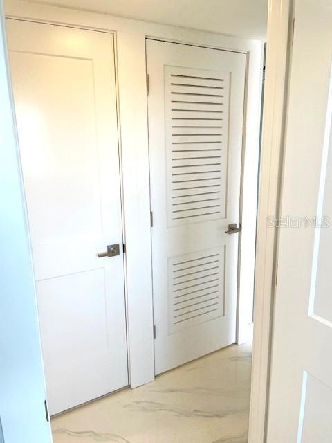 Hall closets