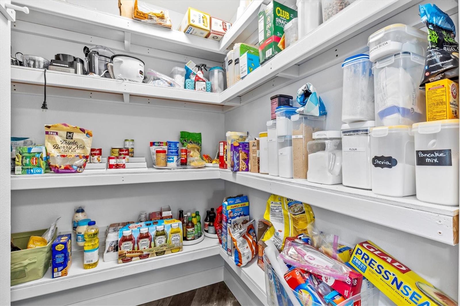 Walk in Built in Pantry
